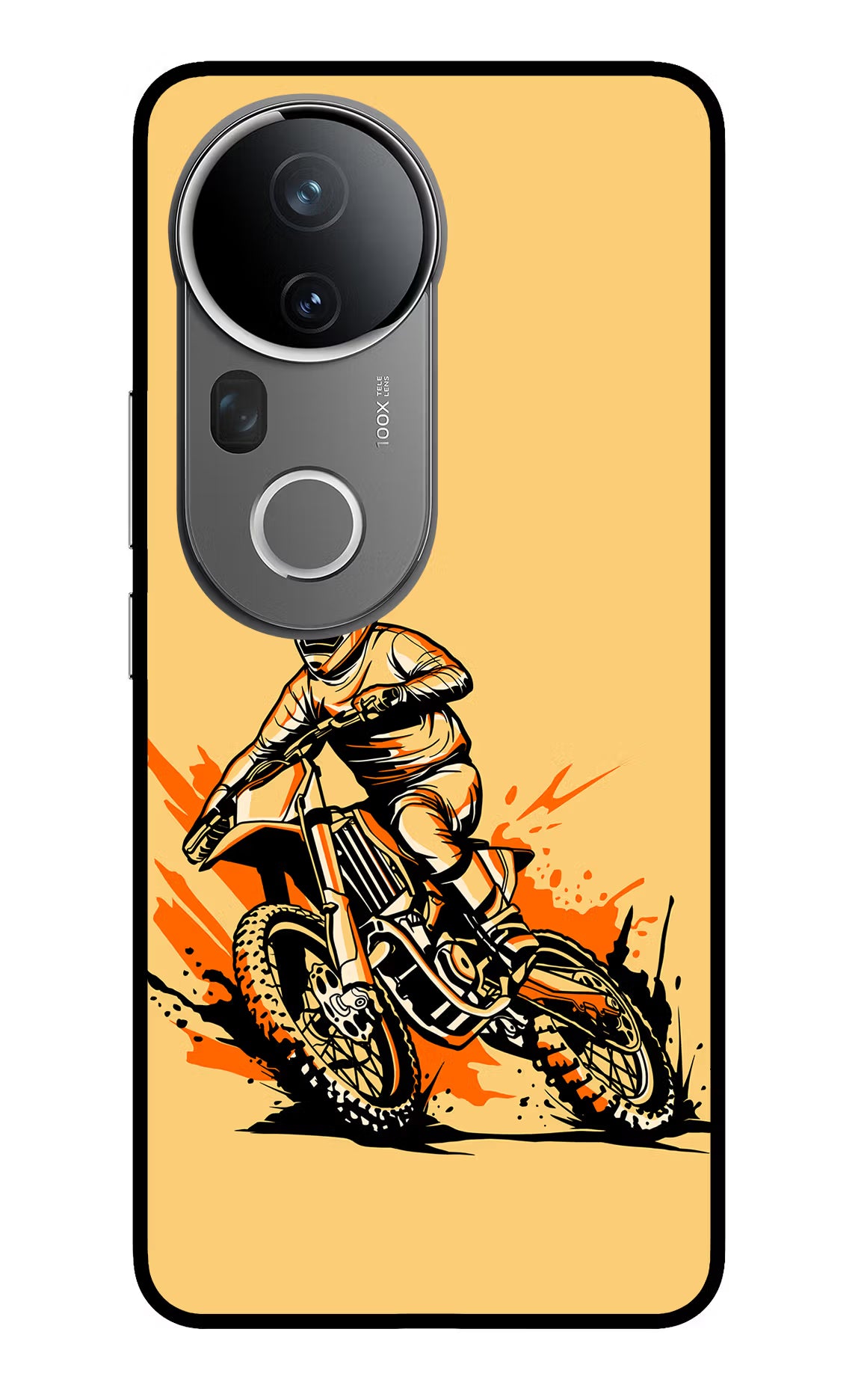 Off-Road Fury Vivo T4 Ultra 5G Glass Case Back Cover by Casekaro