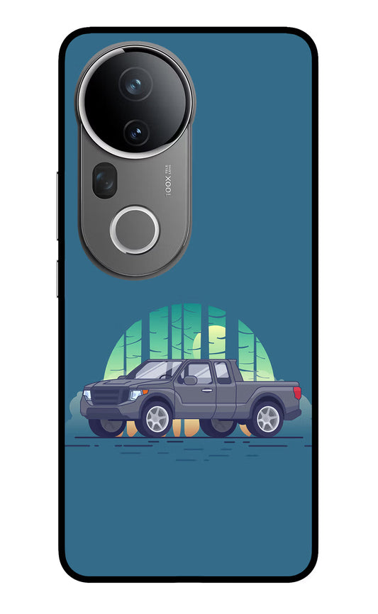 Retro Garage Vibe Vivo T4 Ultra 5G Glass Case