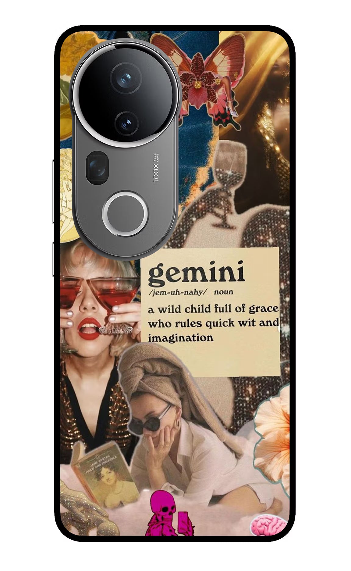Gemini Zodiac Vivo T4 Ultra 5G Glass Case Back Cover by Casekaro