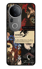 Scorpio Zodiac Vivo T4 Ultra 5G Glass Case Back Cover by Casekaro