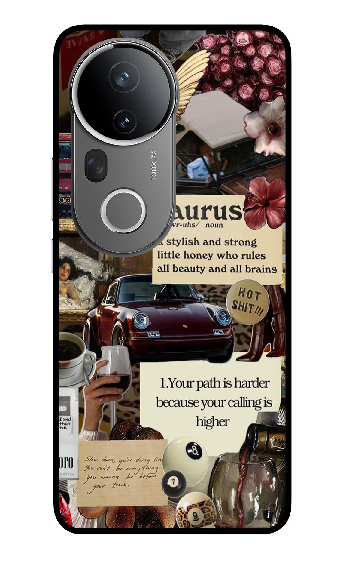 Taurus Zodiac Vivo T4 Ultra 5G Glass Case