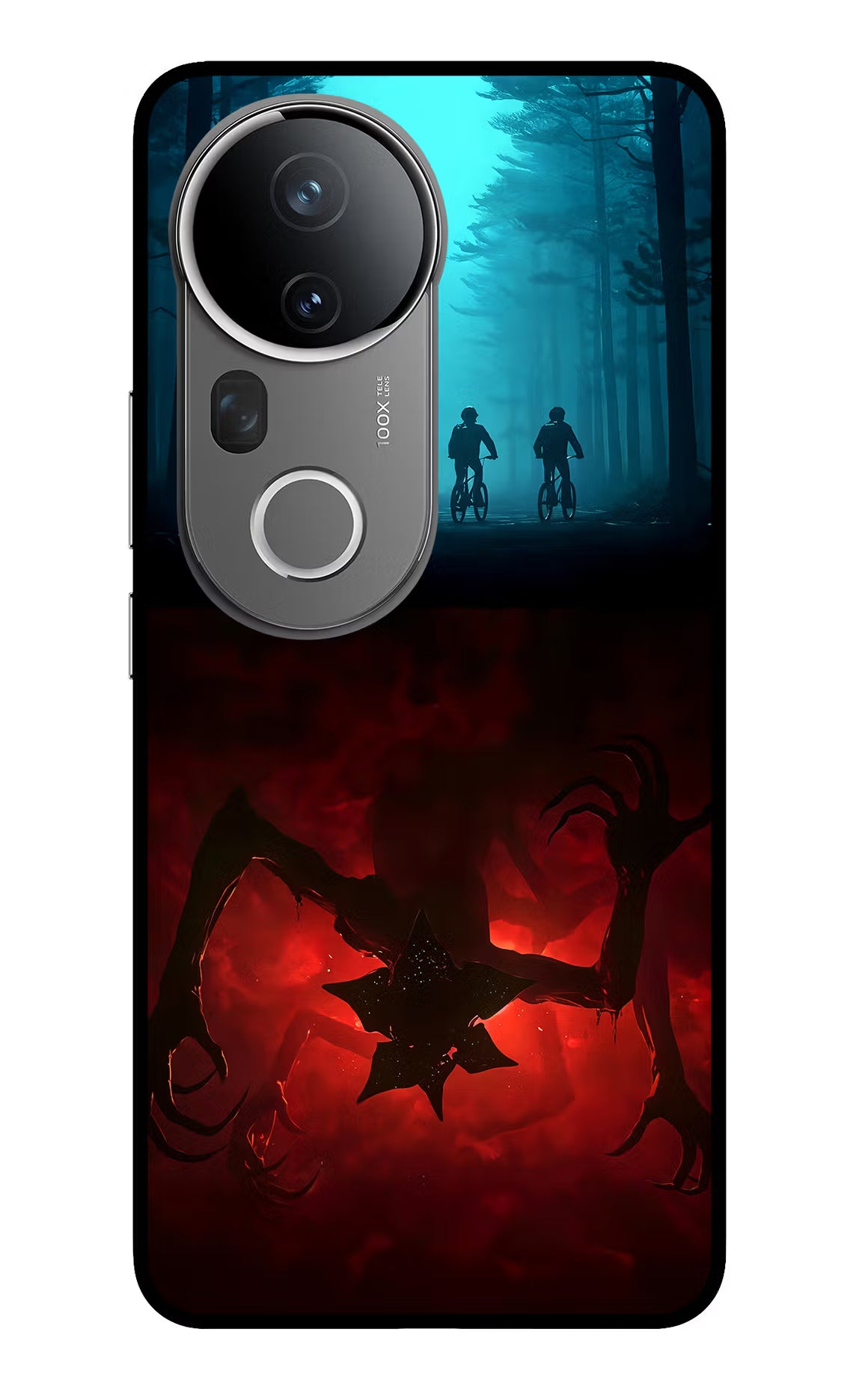 Ordinary Things Downside Up Vivo T4 Ultra 5G Glass Case Back Cover by Casekaro