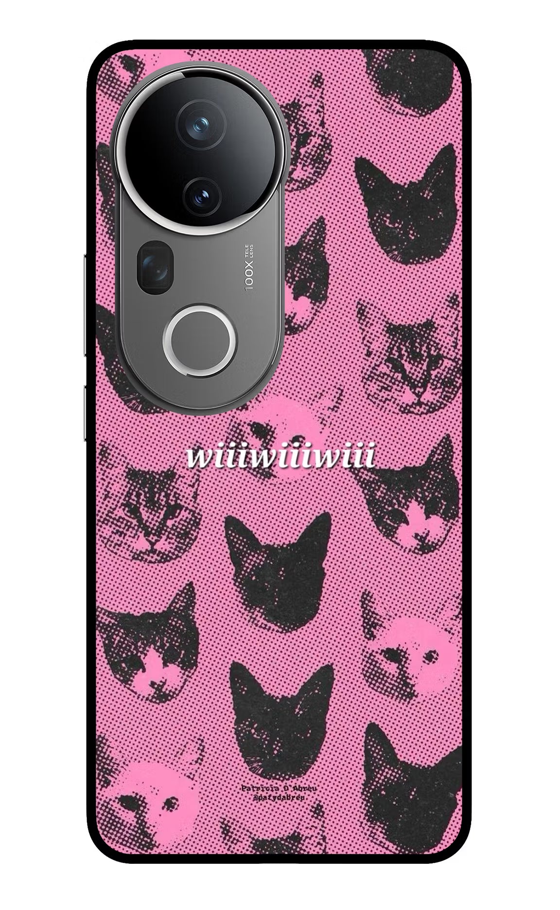 Pink Cats Vivo T4 Ultra 5G Glass Case