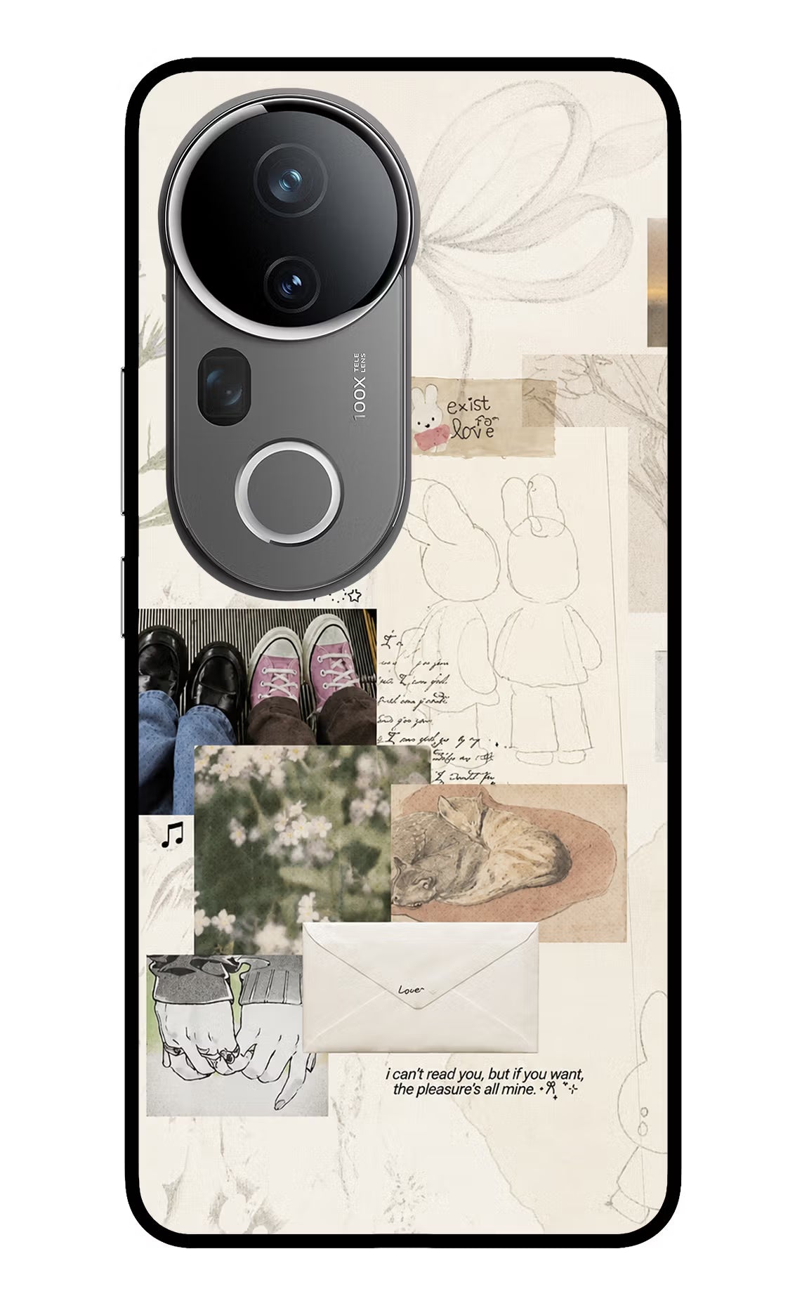 Soft Aesthetic Vivo T4 Ultra 5G Glass Case
