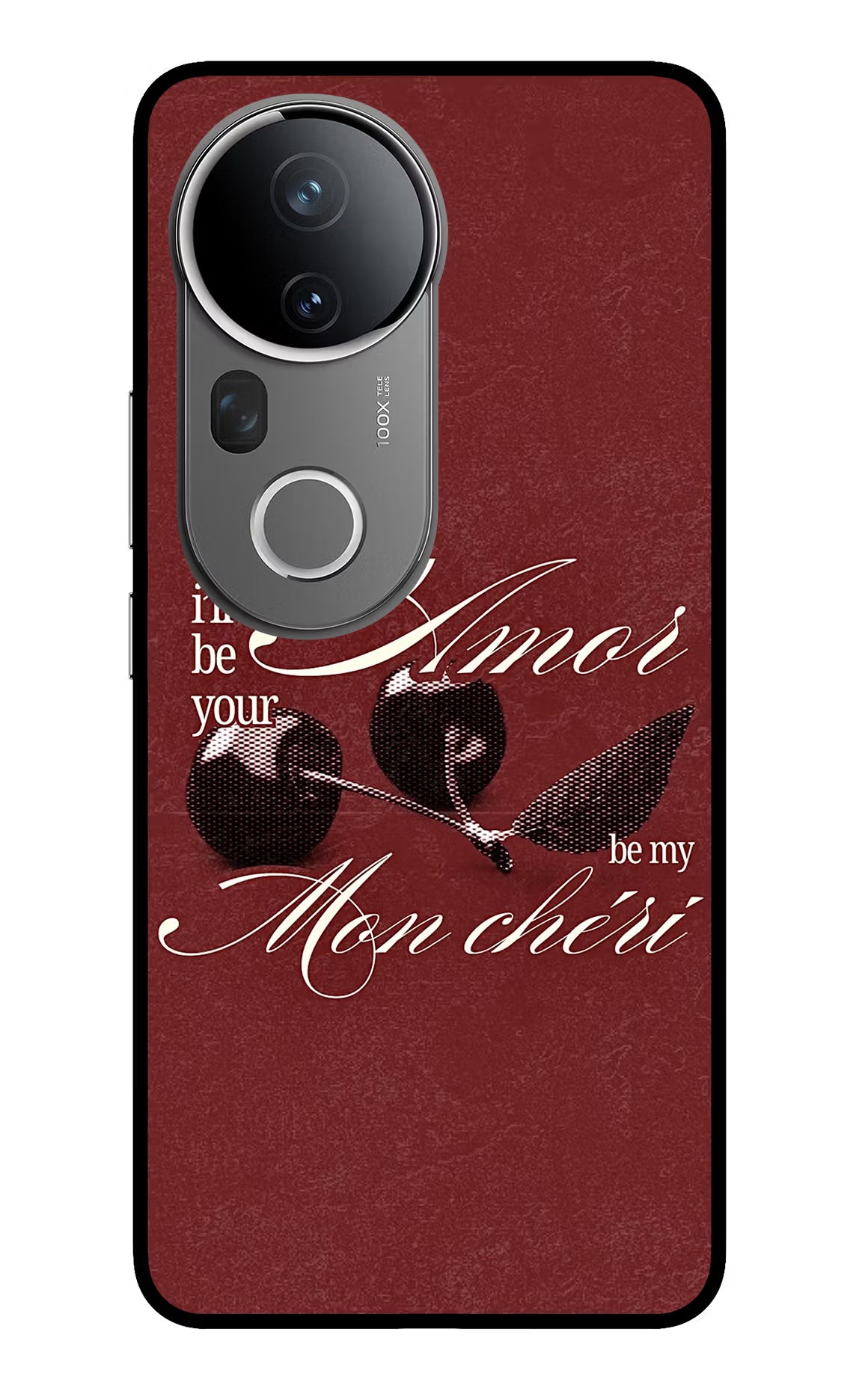Velvet Cherry Vivo T4 Ultra 5G Glass Case
