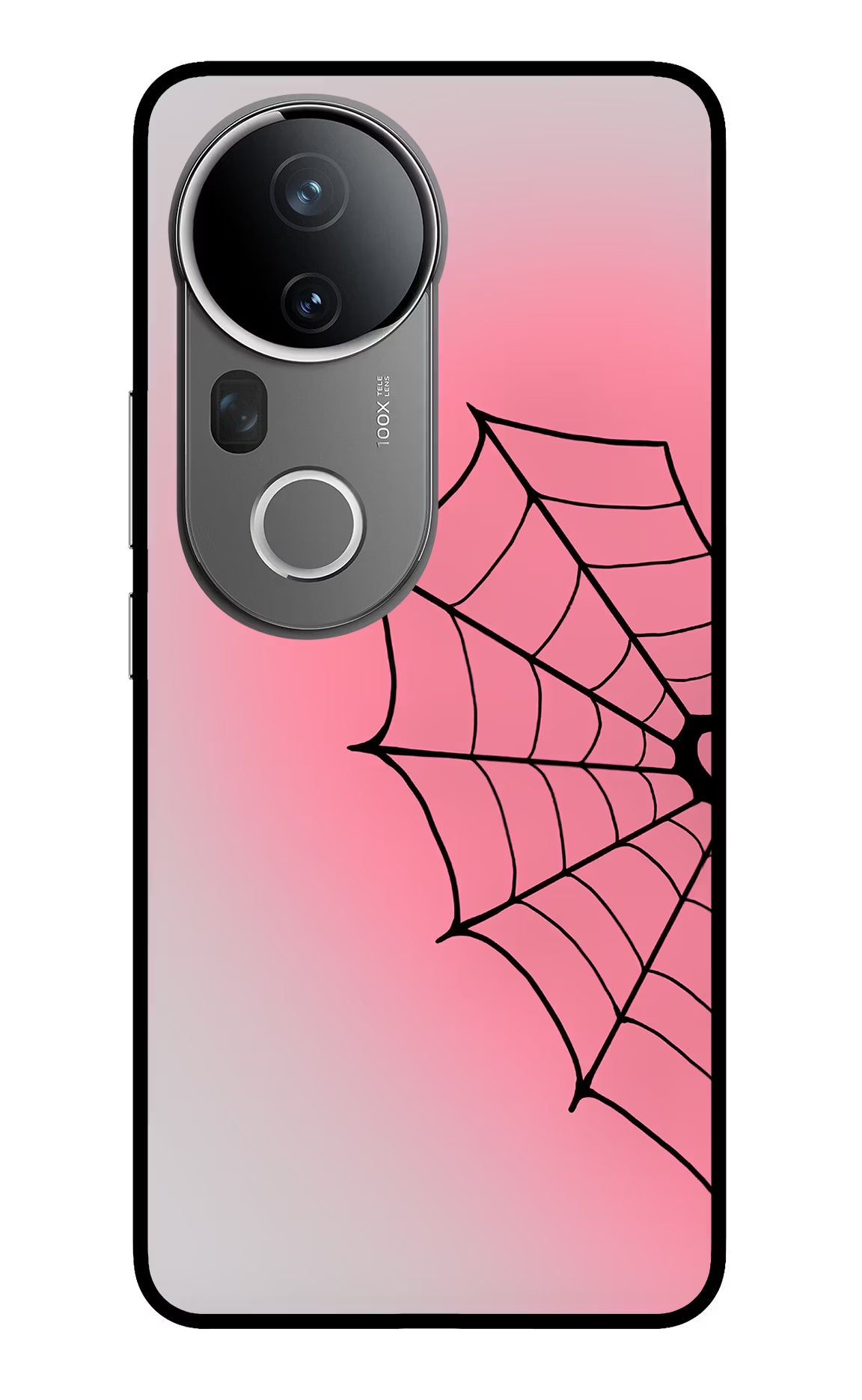 Pink Web Vivo T4 Ultra 5G Glass Case