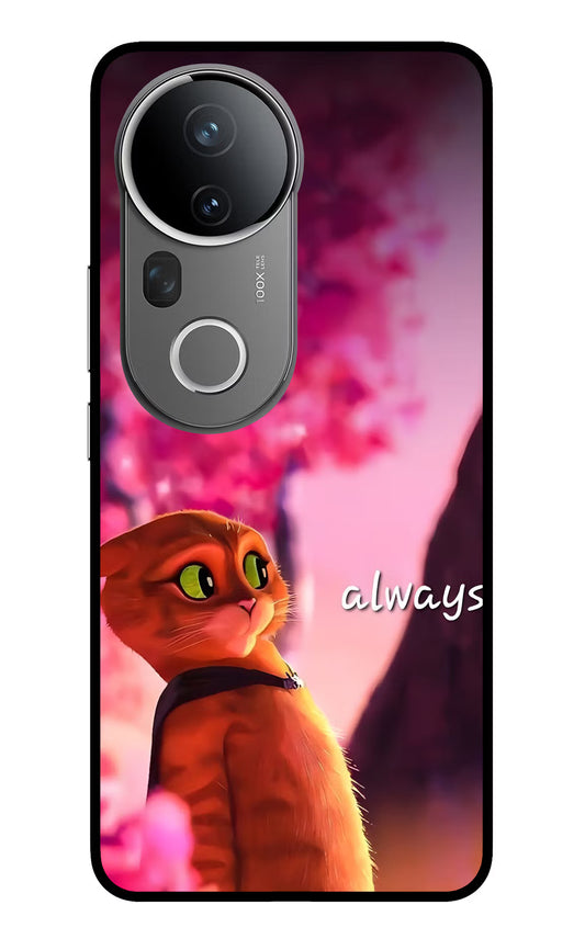 Always Cat Vivo T4 Ultra 5G Glass Case