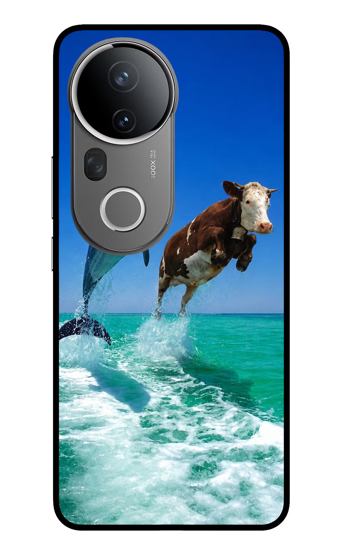 Dolphin vs Cow Vivo T4 Ultra 5G Glass Case