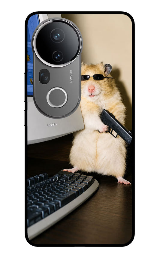 Hacker Hamster Vivo T4 Ultra 5G Glass Case