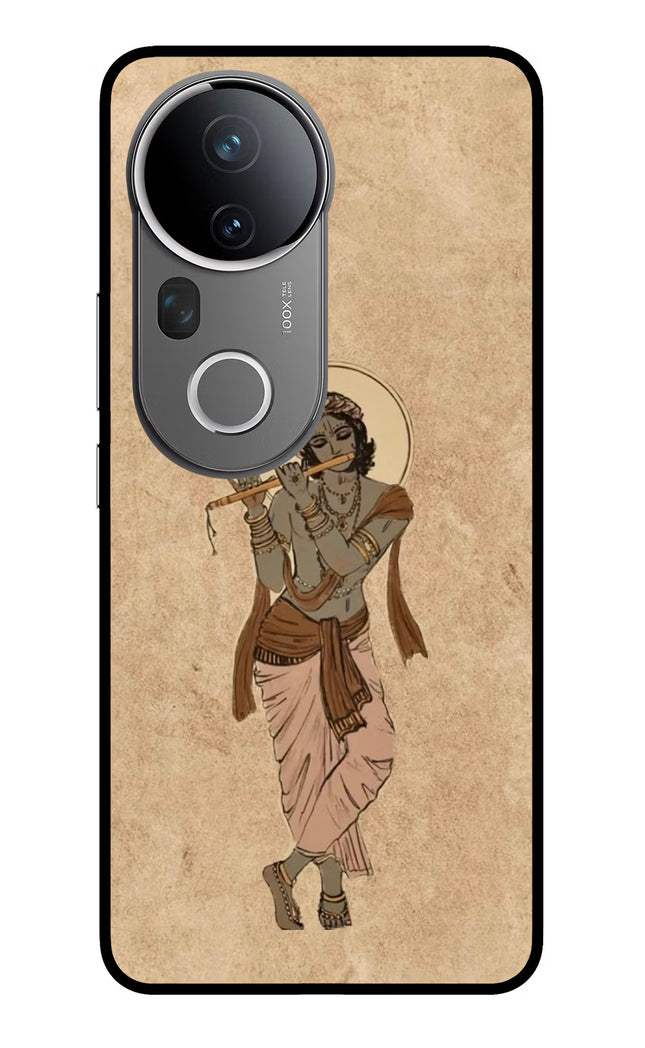 Krishna Vivo T4 Ultra 5G Glass Case Back Cover by Casekaro