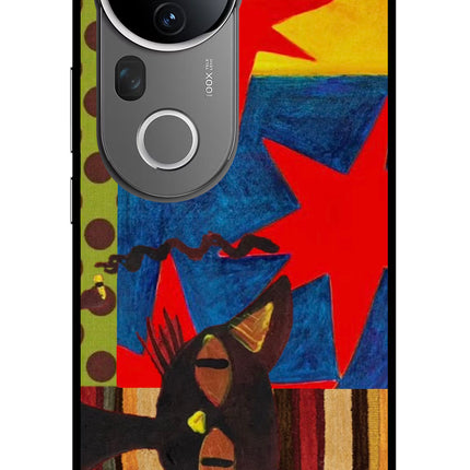 Pop Cat Vivo T4 Ultra 5G Glass Case