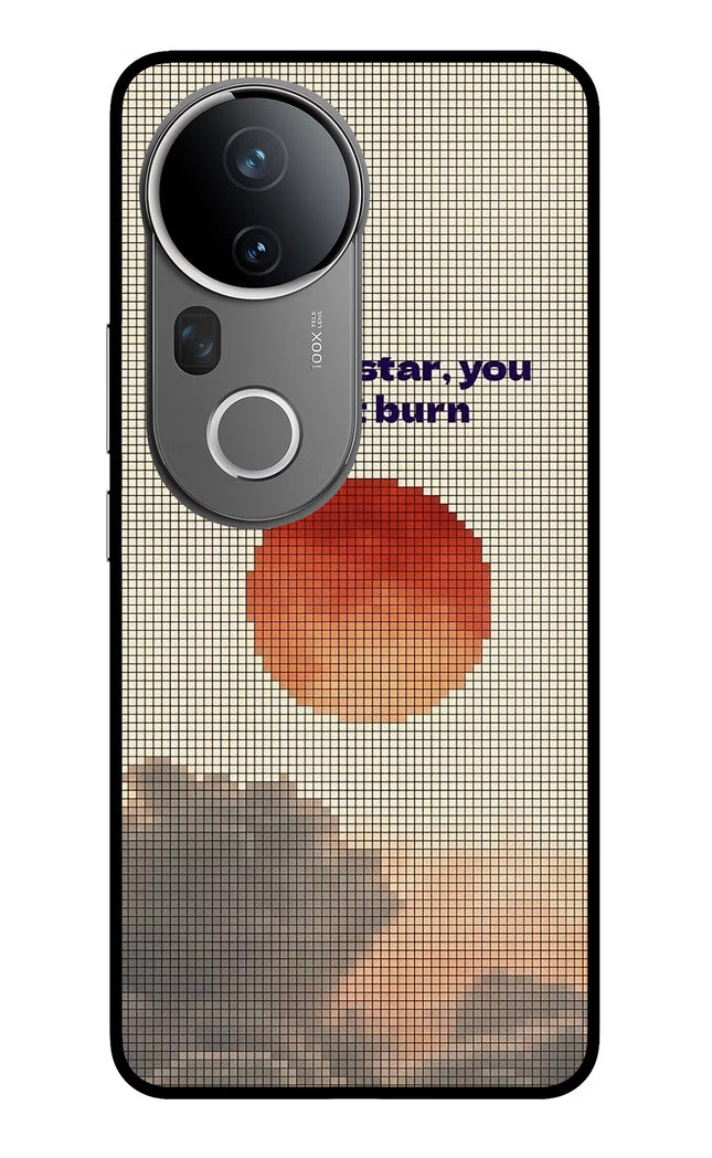 Pixel Sun Vivo T4 Ultra 5G Glass Case Back Cover by Casekaro