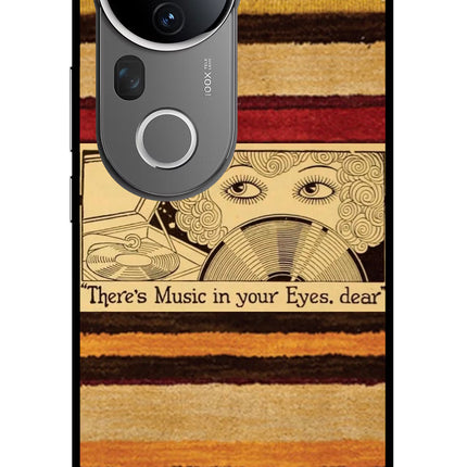 Vinyl Stripes Vivo T4 Ultra 5G Glass Case