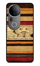 Vinyl Stripes Vivo T4 Ultra 5G Glass Case