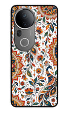 White Mayura Vivo T4 Ultra 5G Glass Case