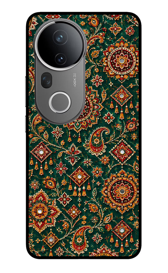 Green Pataka Vivo T4 Ultra 5G Glass Case Back Cover by Casekaro