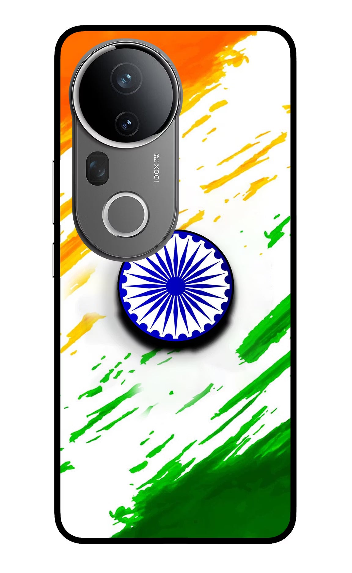 Indian Flag Ashoka Chakra Vivo T4 Ultra 5G Pop Case by Casekaro