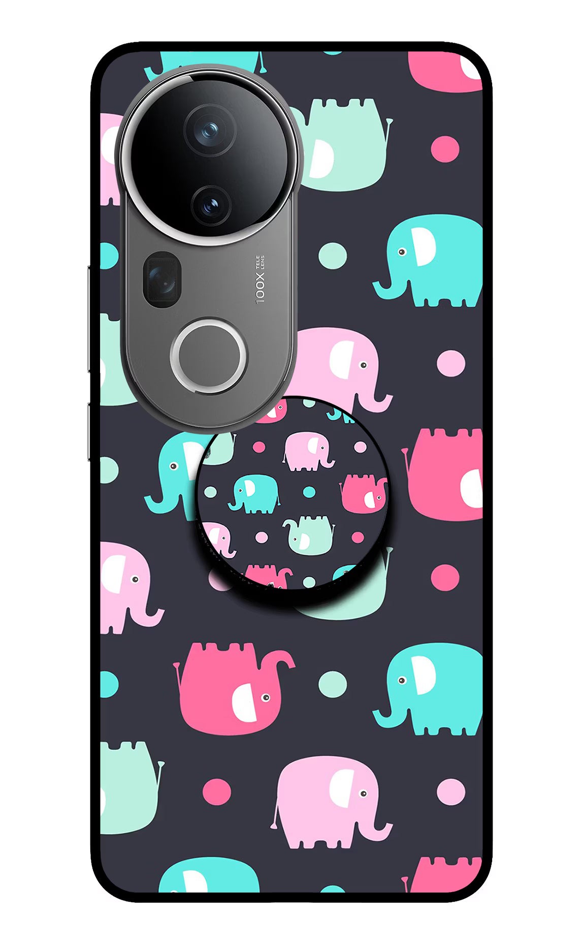 Baby Elephants Vivo T4 Ultra 5G Pop Case by Casekaro