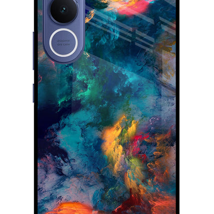 Artwork Paint Vivo V70 FE 5G Glass Case Back Cover by Casekaro