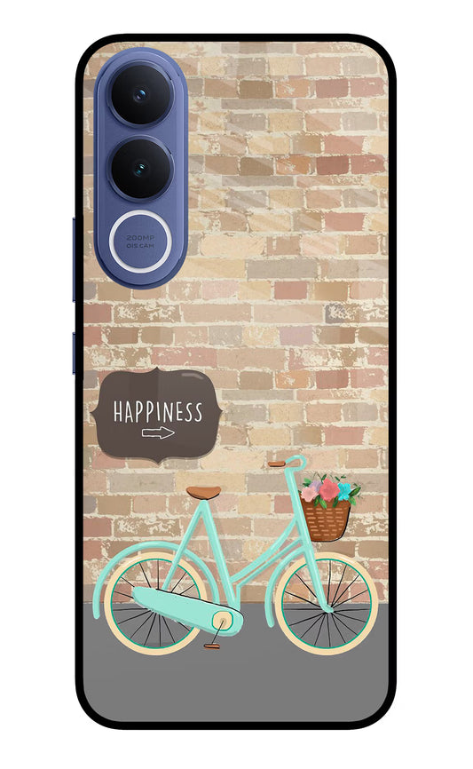 Happiness Artwork Vivo V70 FE 5G Glass Case