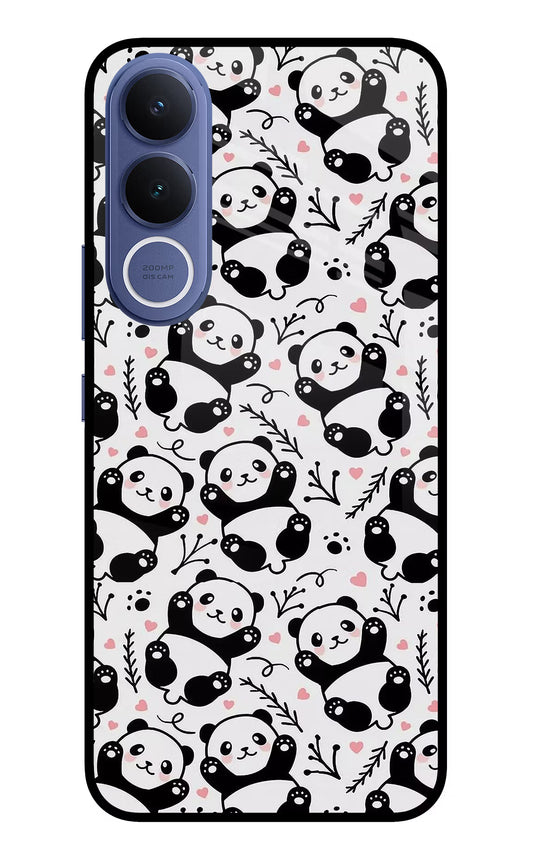 Cute Panda Vivo V70 FE 5G Glass Case