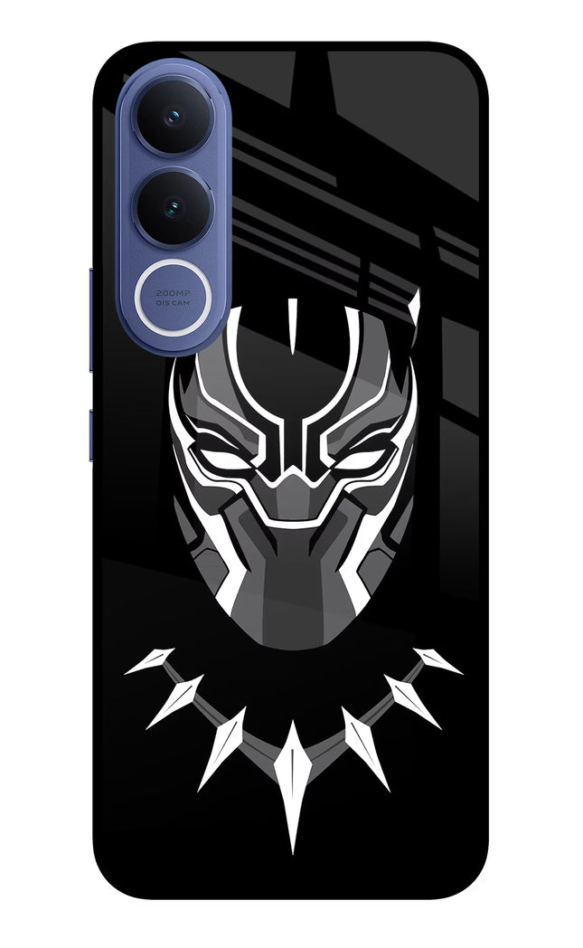 Black Panther Vivo V70 FE 5G Glass Case Back Cover by Casekaro