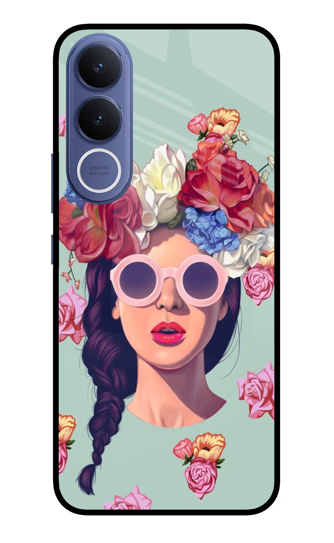 Pretty Girl Vivo V70 FE 5G Glass Case