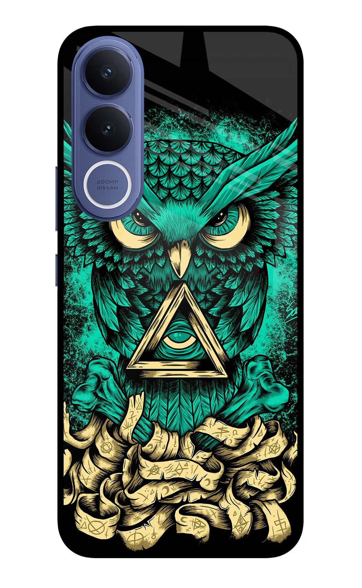 Green Owl Vivo V70 FE 5G Glass Case