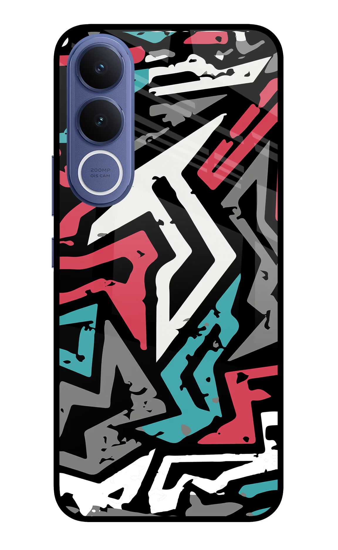 Geometric Graffiti Vivo V70 FE 5G Glass Case