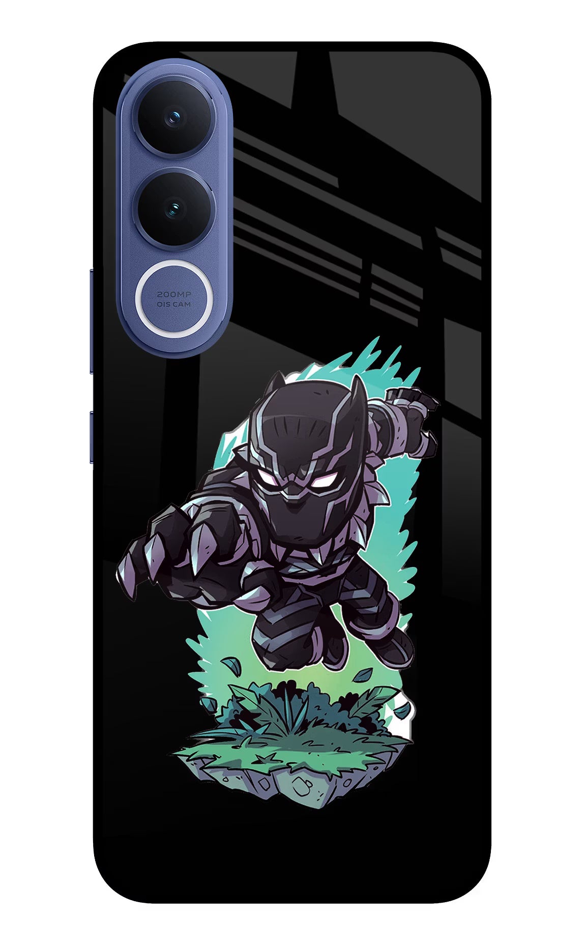 Black Panther Vivo V70 FE 5G Glass Case