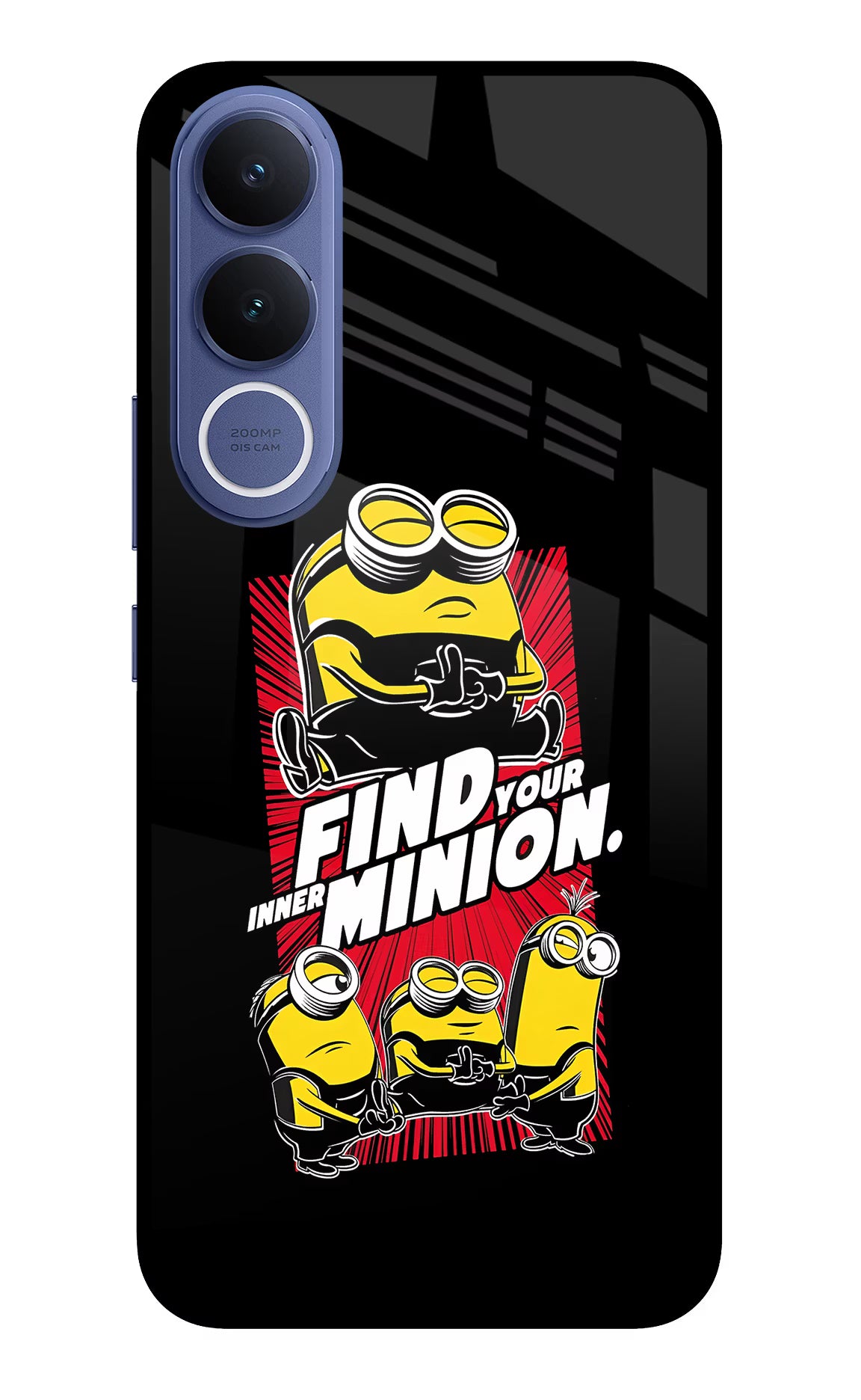 Find your inner Minion Vivo V70 FE 5G Glass Case