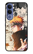 Pain Anime Vivo V70 FE 5G Glass Case Back Cover by Casekaro