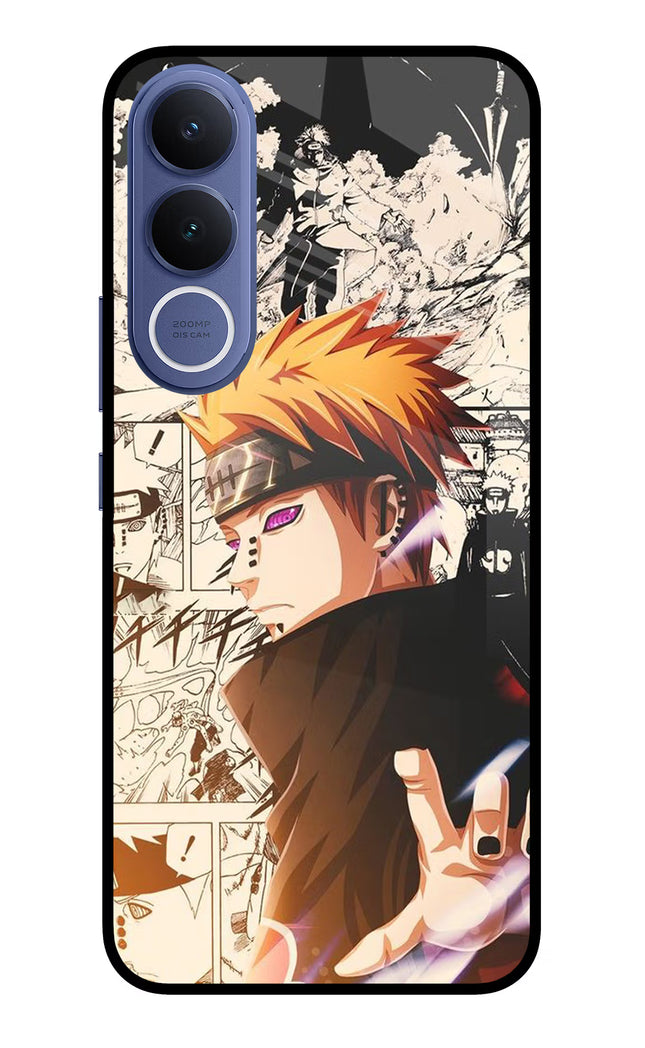 Pain Anime Vivo V70 FE 5G Glass Case Back Cover by Casekaro