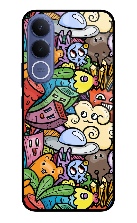 Veggie Doodle Vivo V70 FE 5G Glass Case