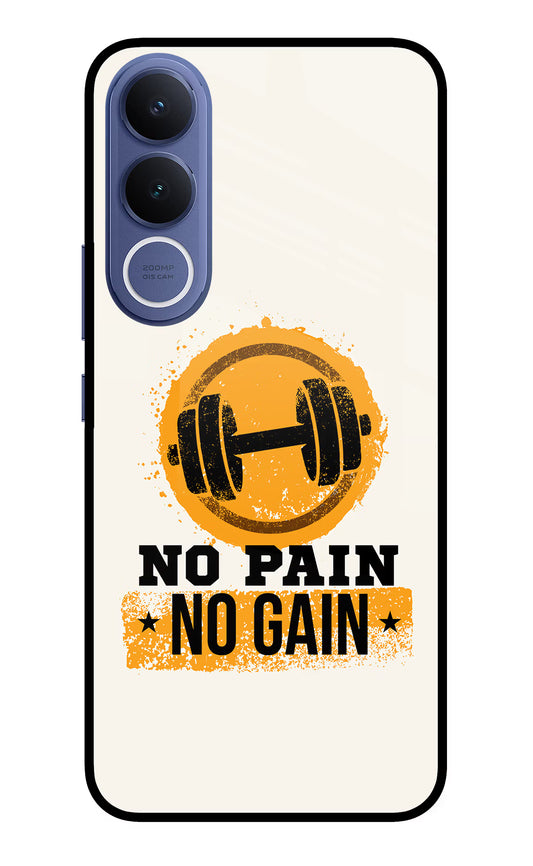 No Pain No Gain Vivo V70 FE 5G Glass Case