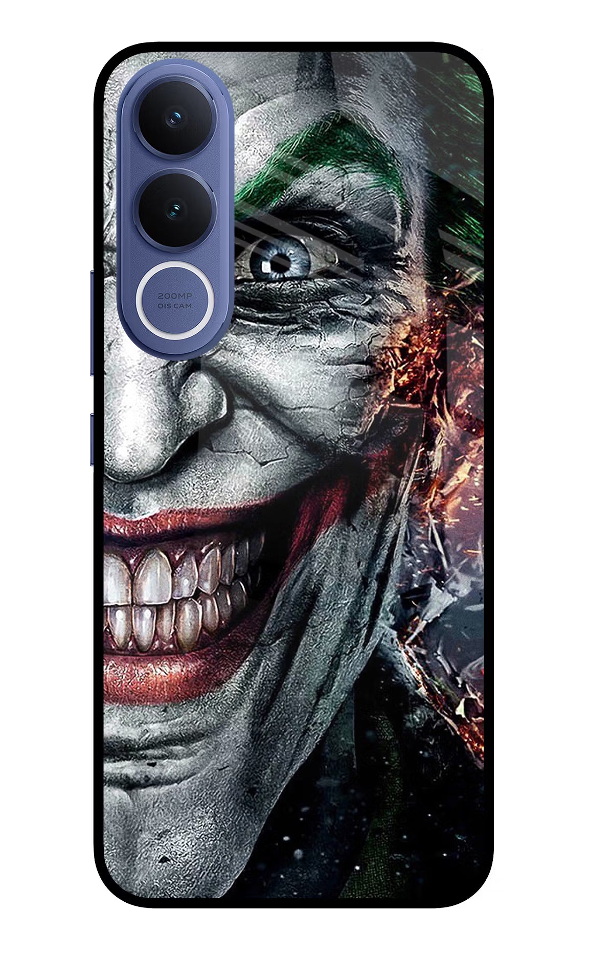 Joker Cam Vivo V70 FE 5G Glass Case Back Cover by Casekaro