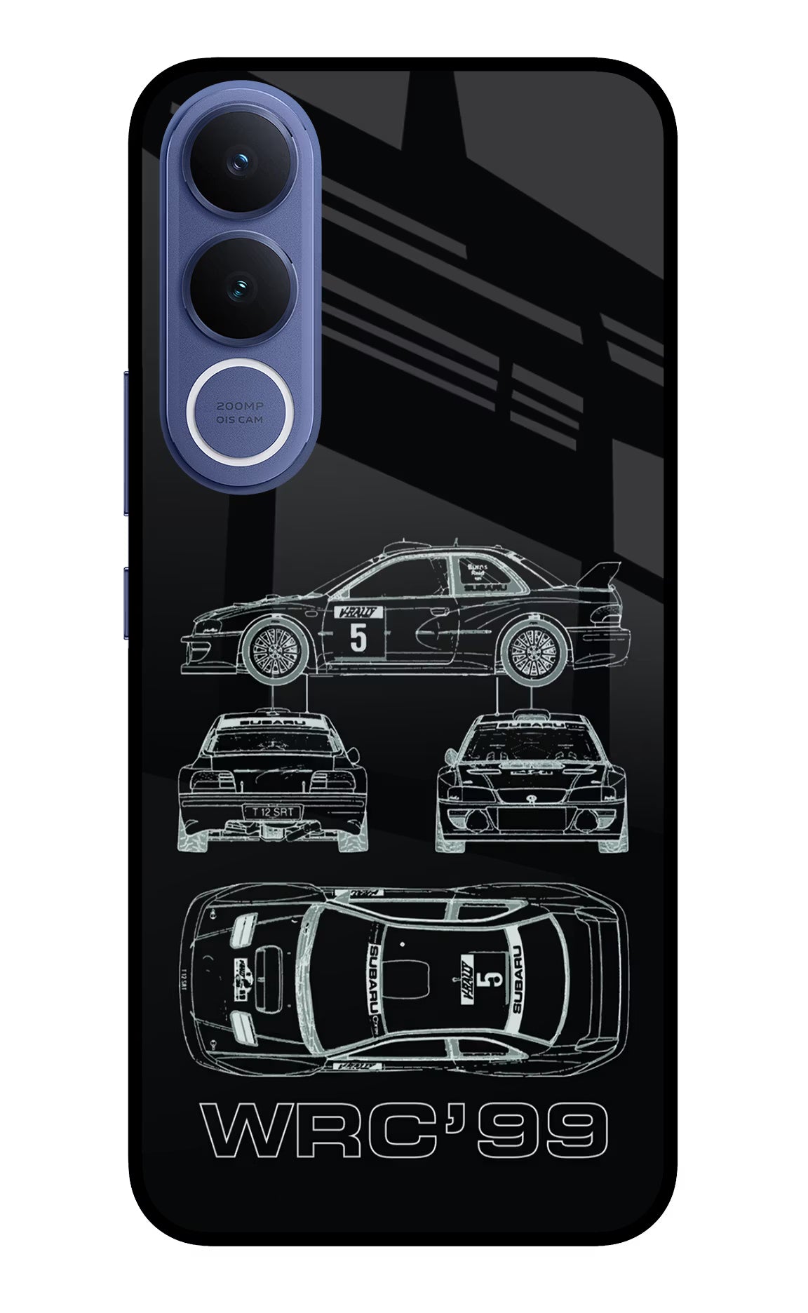 WRC'99 Vivo V70 FE 5G Glass Case