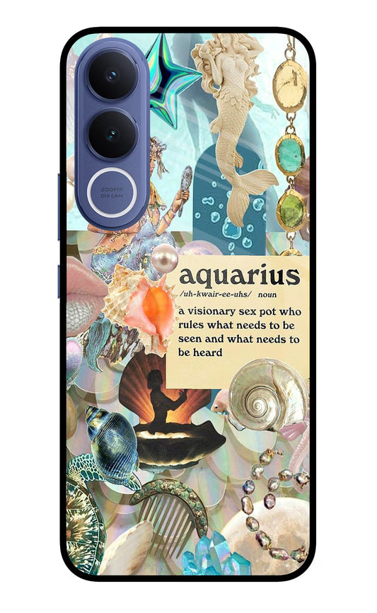 Aquarius Zodiac Vivo V70 FE 5G Glass Case
