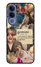 Gemini Zodiac Vivo V70 FE 5G Glass Case