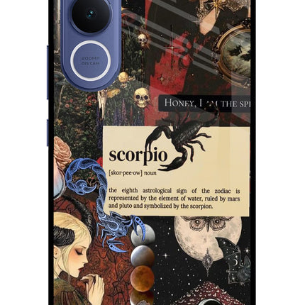 Scorpio Zodiac Vivo V70 FE 5G Glass Case