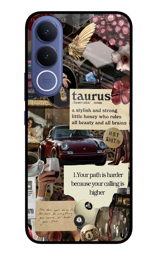 Taurus Zodiac Vivo V70 FE 5G Glass Case