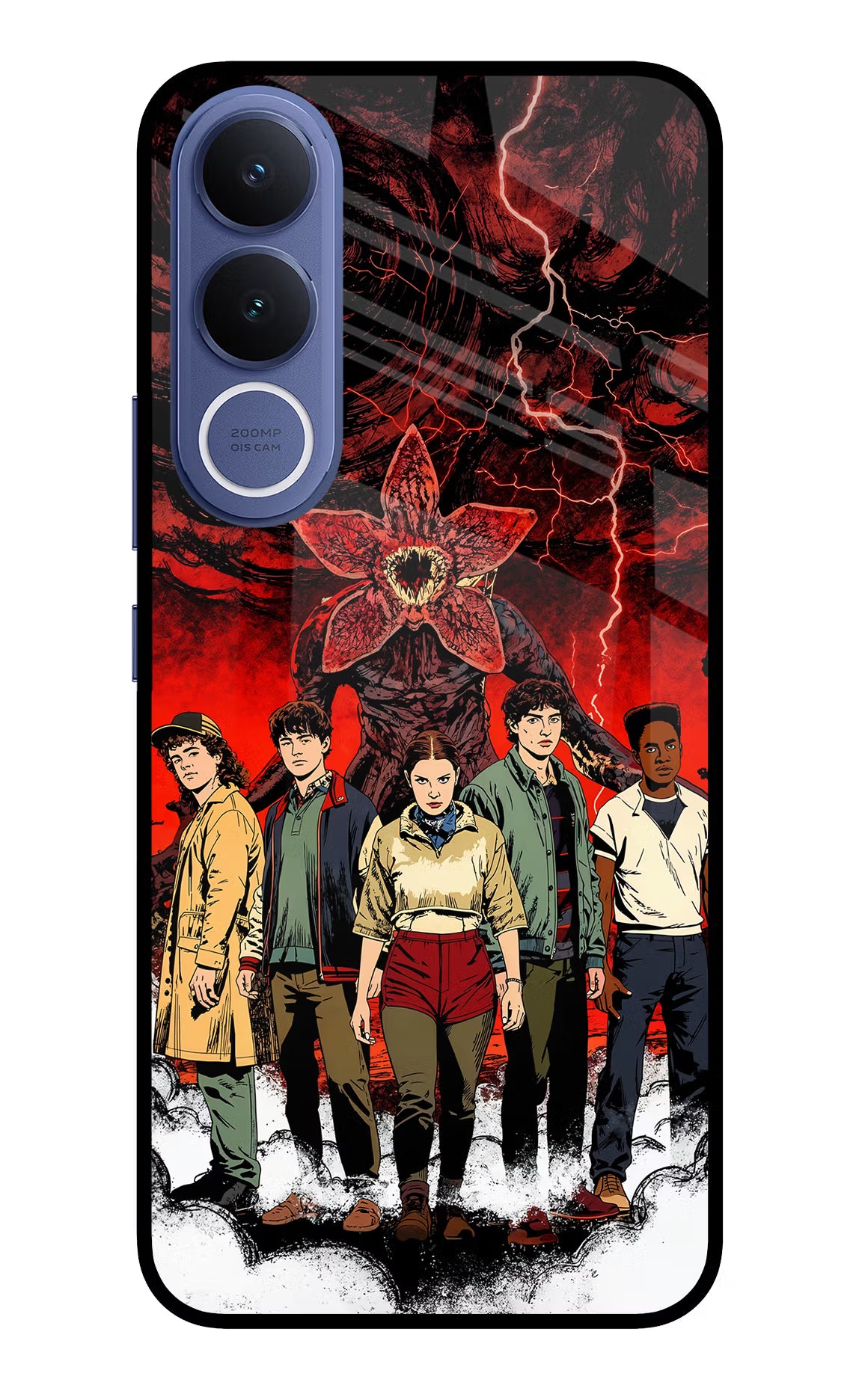 Ordinary Things Characters Vivo V70 FE 5G Glass Case