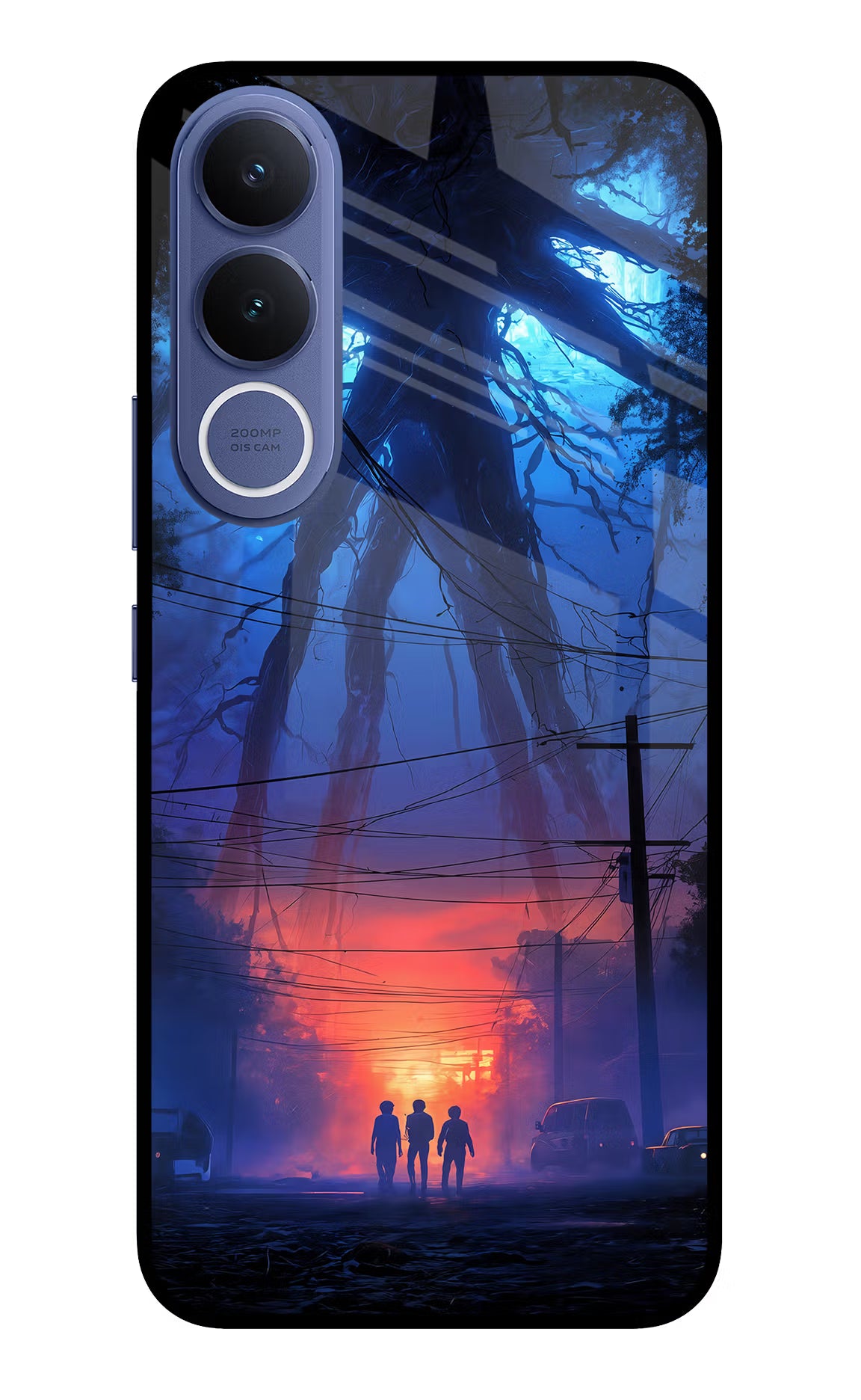 Ordinary Things Shadow Vivo V70 FE 5G Glass Case Back Cover by Casekaro