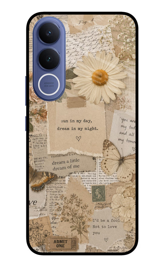 Vintage case Vivo V70 FE 5G Glass Case