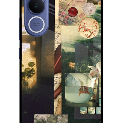 Summer Vivo V70 FE 5G Glass Case Back Cover by Casekaro