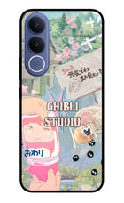 Studio Ghibli Vivo V70 FE 5G Glass Case Back Cover by Casekaro