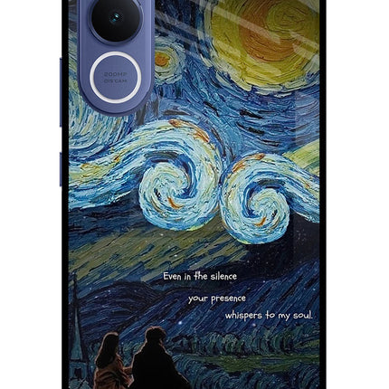 Softcore Vivo V70 FE 5G Glass Case Back Cover by Casekaro