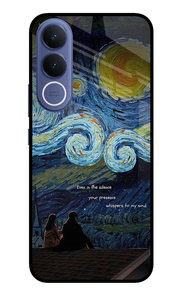 Softcore Vivo V70 FE 5G Glass Case Back Cover by Casekaro