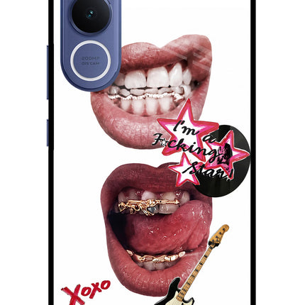 Rockstar Vivo V70 FE 5G Glass Case Back Cover by Casekaro