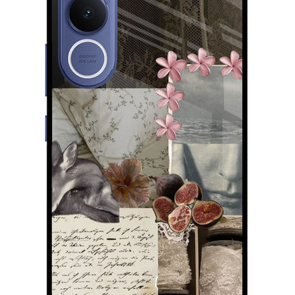 Midnight Sky Vivo V70 FE 5G Glass Case Back Cover by Casekaro